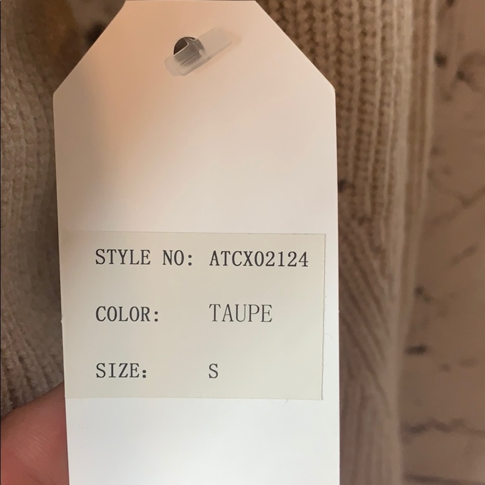 Sadie & Sage Taupe Sweater Dress Small - Picture 5 of 11